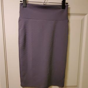 Gray XS LuLaRoe Cassie skirt